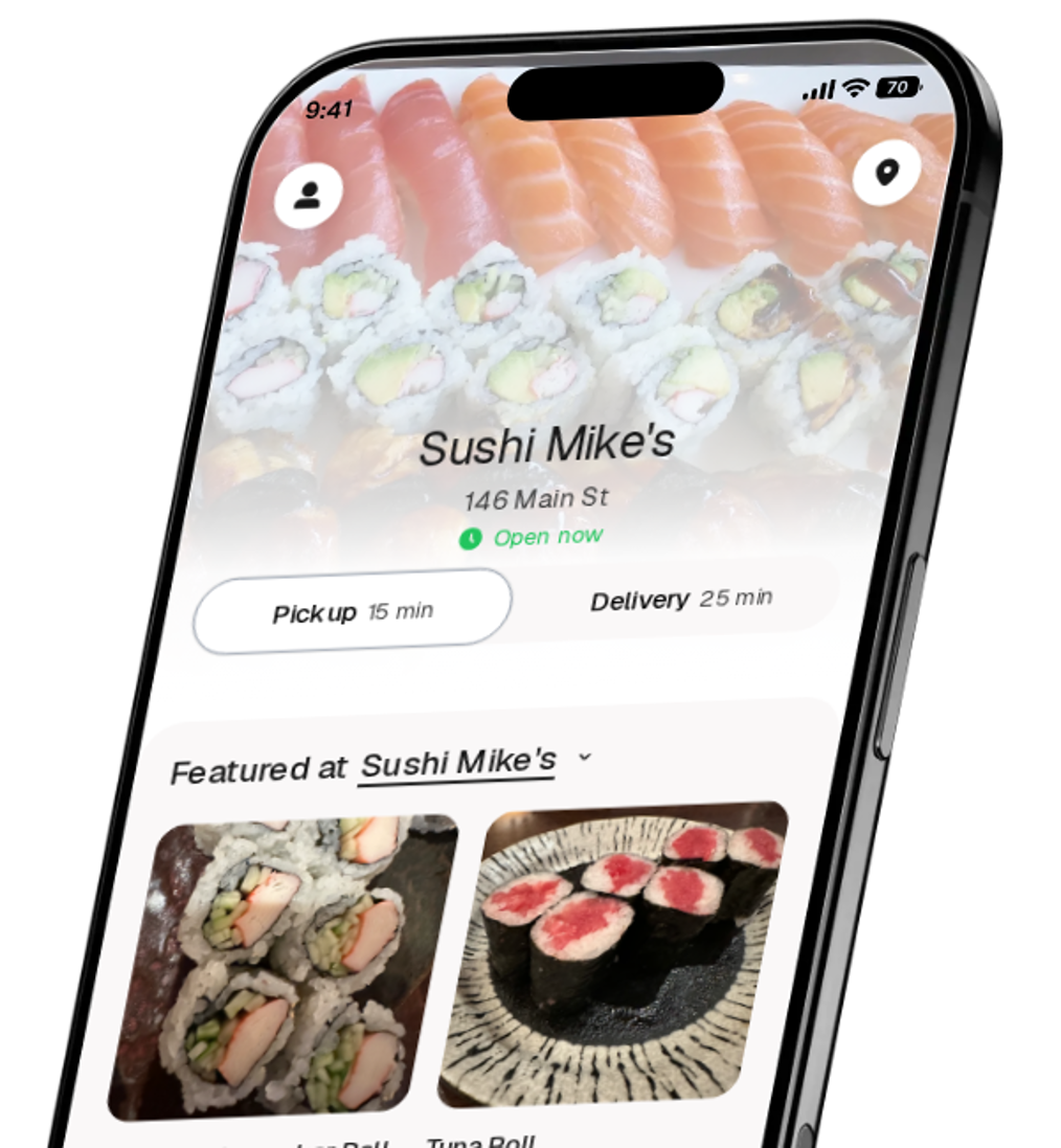 Sushi Mike's app preview