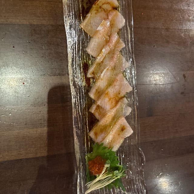 Hamachi Carpaccio.