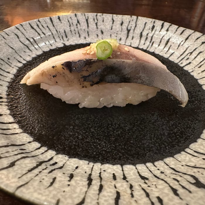 Mackerel Sushi.