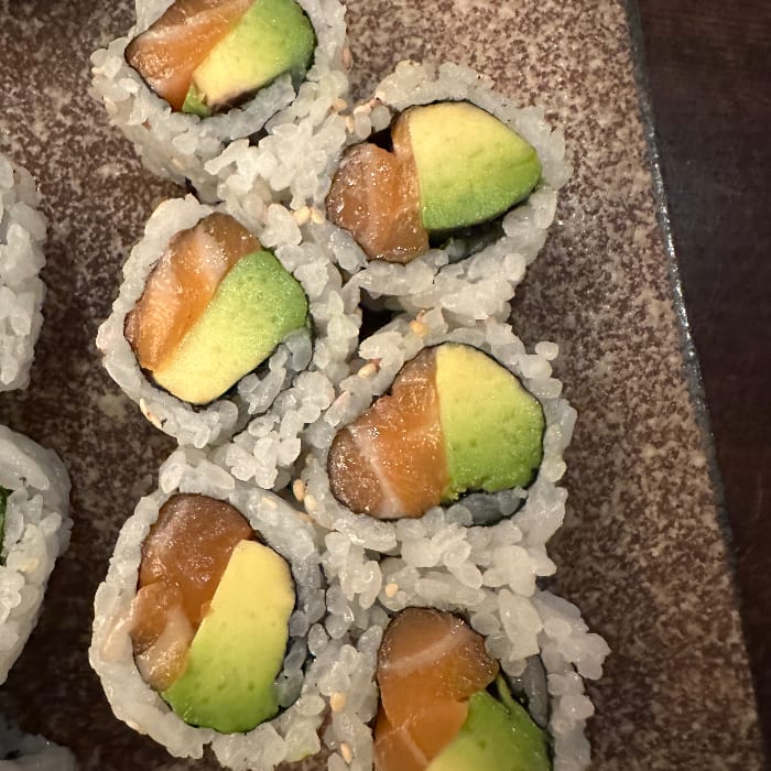 Salmon and Avocado Roll.