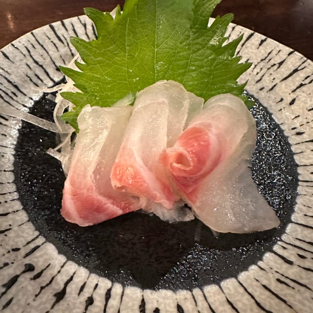 Red Snapper Sashimi.