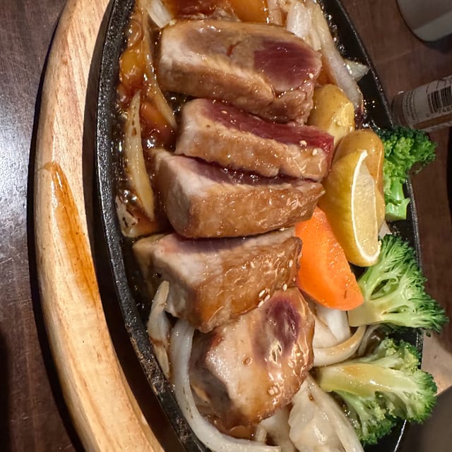 Tuna Steak Teriyaki.