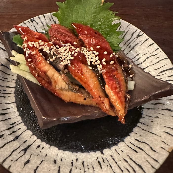 Eel Sashimi.