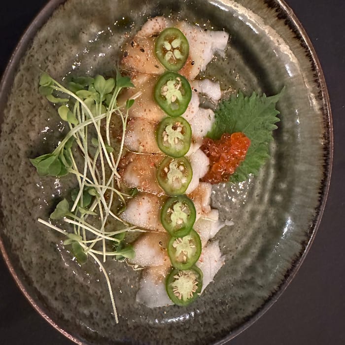 White Tuna Carpaccio.
