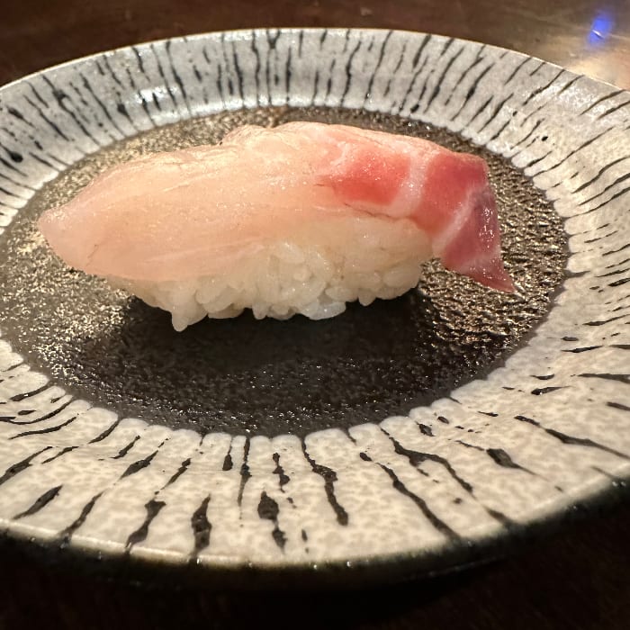 Red Snapper Sushi.