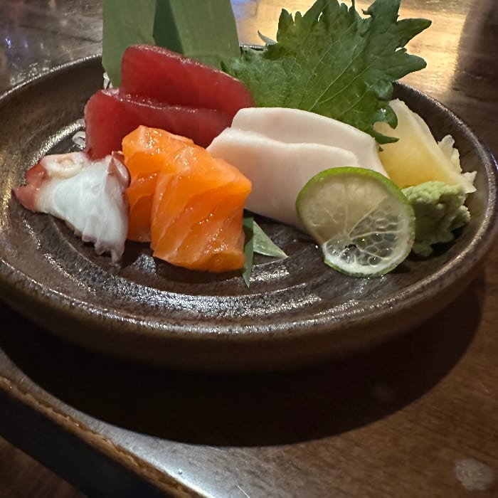 Sashimi Appertizer.
