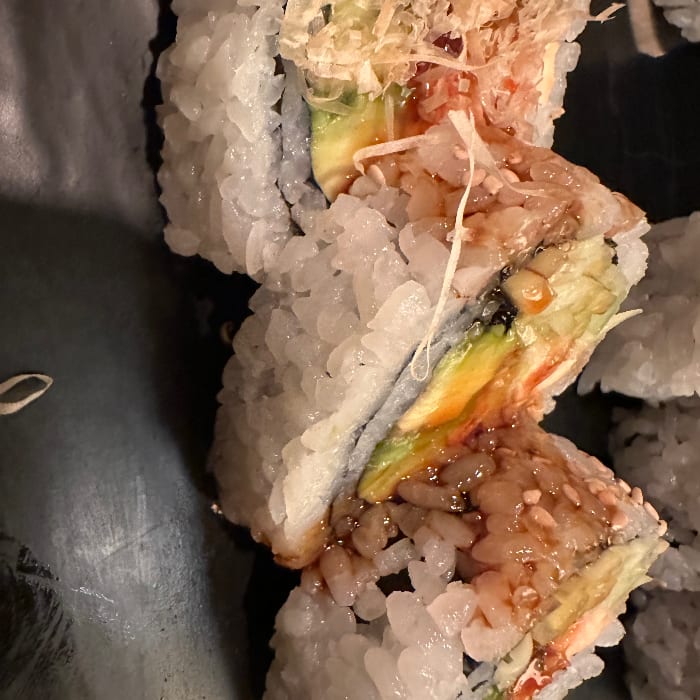 Salmon Tempura Roll.