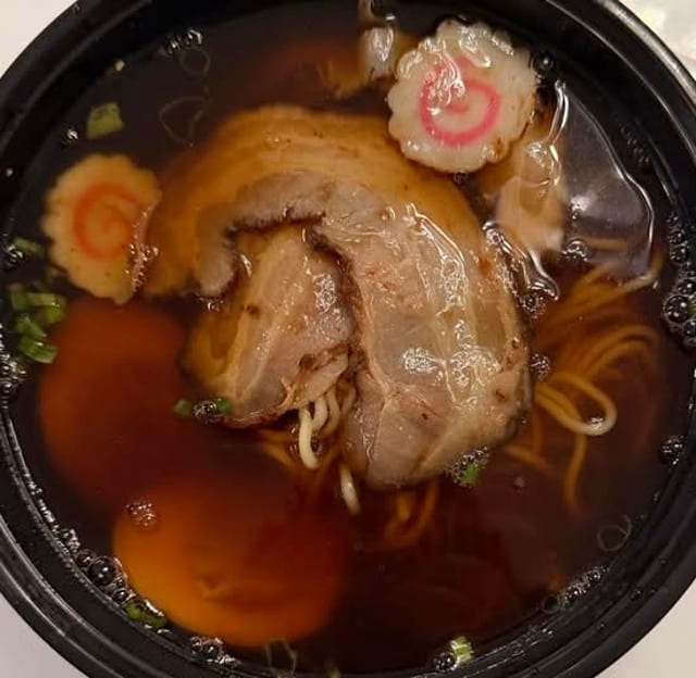 Shoyu Ramen with pork.