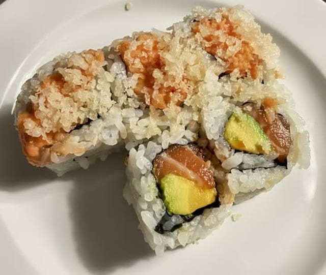 Spicy Tuna and Crunch Roll.