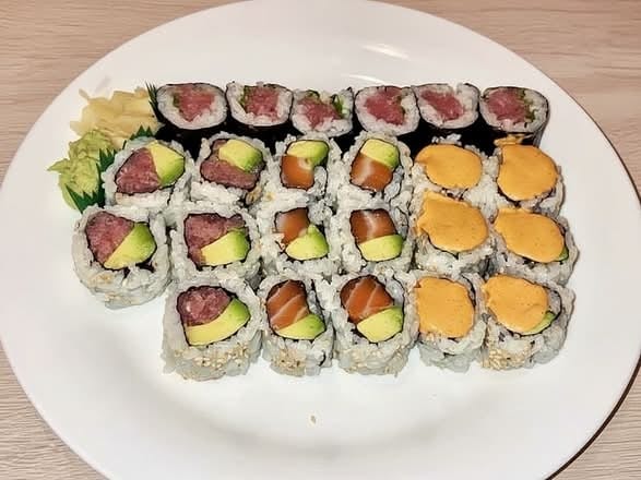 Spicy Tuna and Avocado.